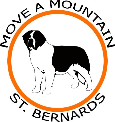 Logo de nuestro criadero Move a mountain Saint bernard
